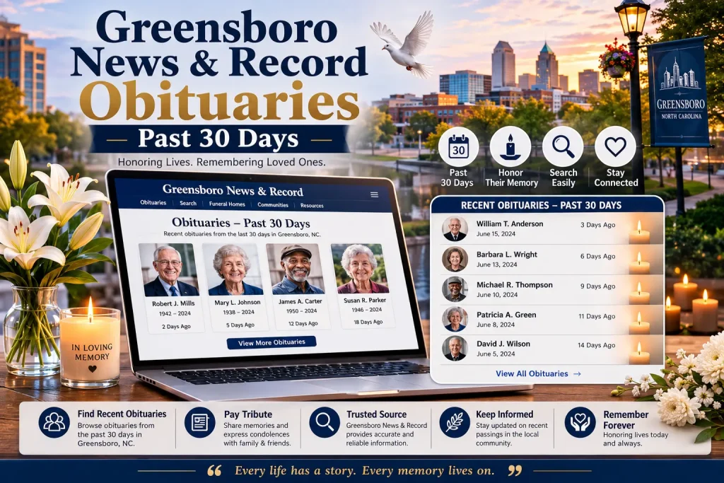 Greensboro News and Record Obituaries Past 30 Days