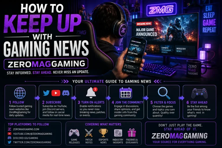 How to Keep Up With Gaming News ZeroMagGaming